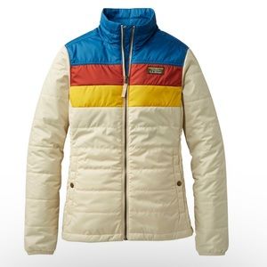 L.L. Bean Color Block Puffer Jacket - NWOT